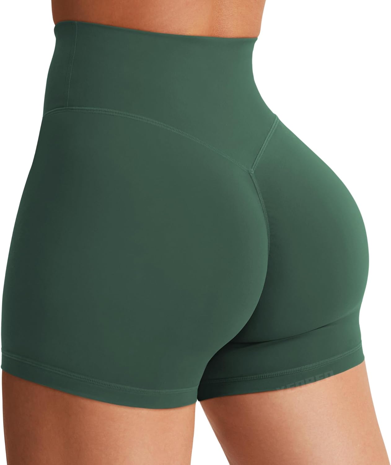 YEOREO Women's Biker Shorts 3.6" /4.5" / 6" Workout Gym Shorts Craze High Waist Tummy Control Hidden Scrunch Running Yoga